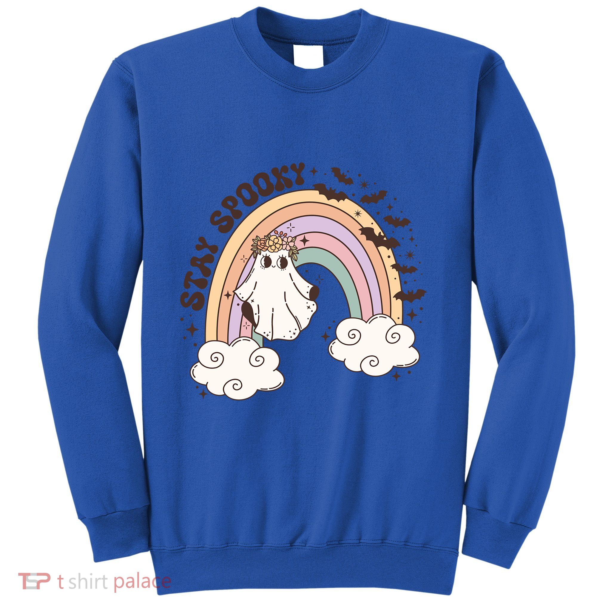Cute Funny Retro Halloween Ghost Spooky Season Stay Spooky Meaningful Gift Sweatshirt