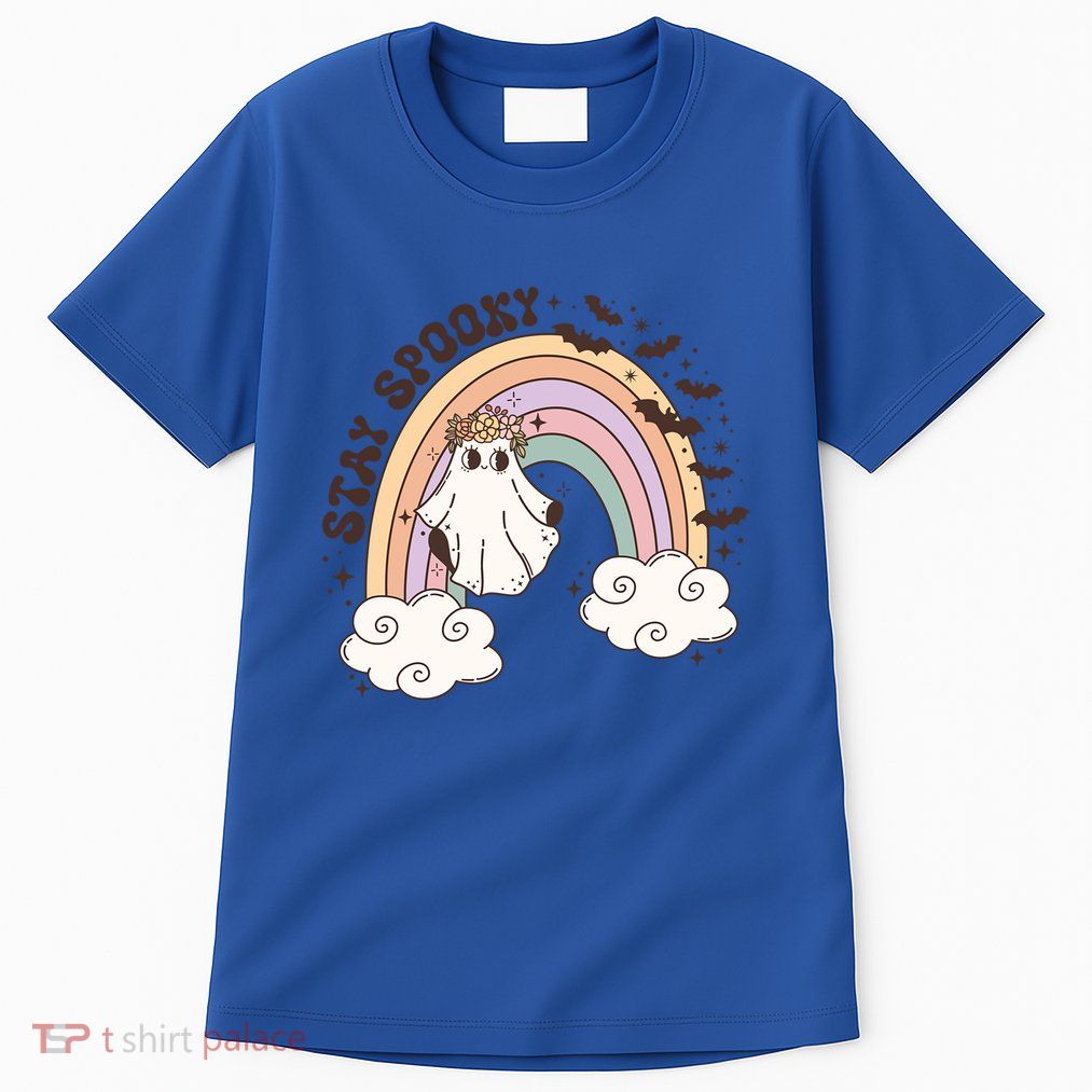 Cute Funny Retro Halloween Ghost Spooky Season Stay Spooky Meaningful Gift Tall T-Shirt