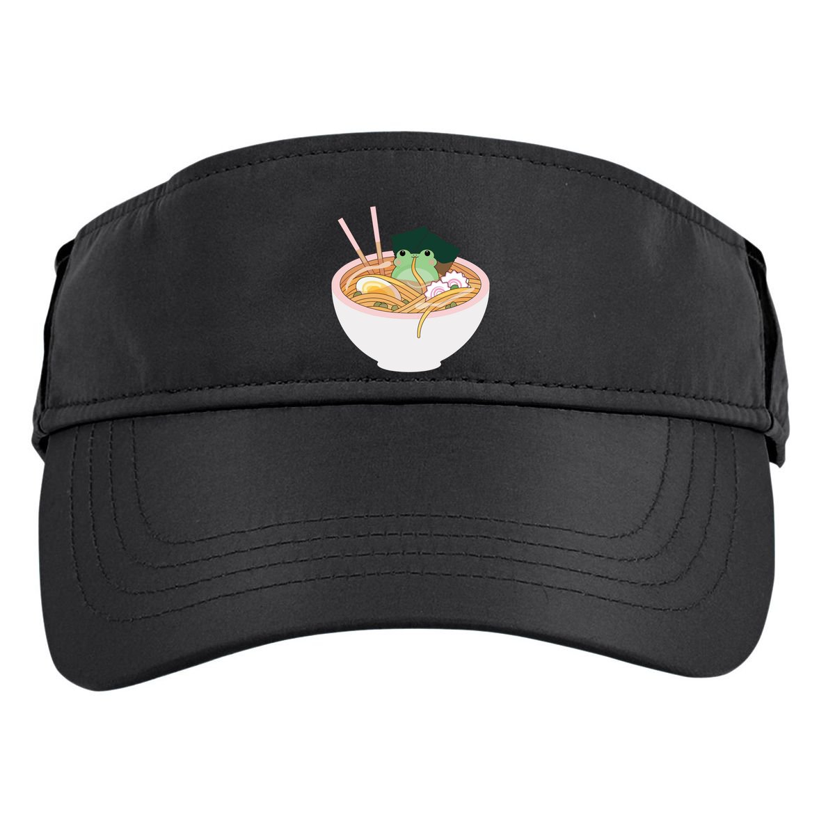 Cute Frog Ramen Adult Drive Performance Visor