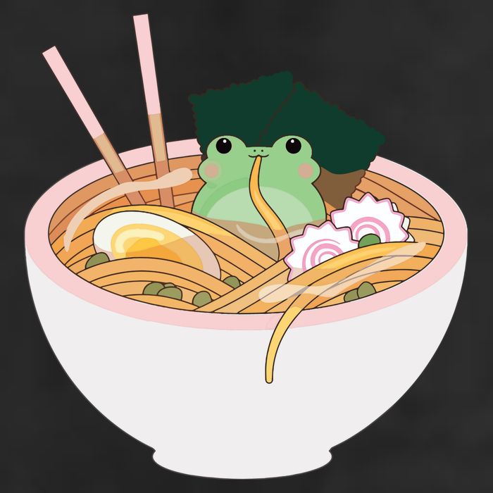 Cute Frog Ramen Adult Drive Performance Visor