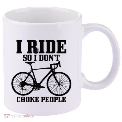 Cycling Funny Road Bike Bicycle Cyclist Men Women 11oz C Handle Ceramic Mug