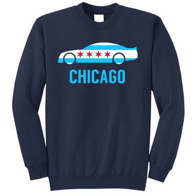 Chicago Flag Race Car Sweatshirt