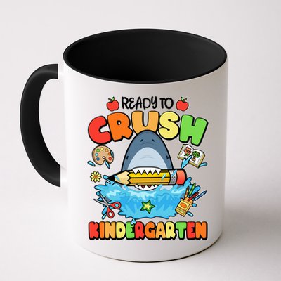 Cute Funny Ready To Crush Kindergarten School Shark Mug