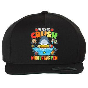 Cute Funny Ready To Crush Kindergarten School Shark Wool Snapback Cap