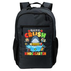 Cute Funny Ready To Crush Kindergarten School Shark Daily Commute Backpack