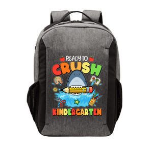 Cute Funny Ready To Crush Kindergarten School Shark Vector Backpack