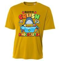 Cute Funny Ready To Crush Kindergarten School Shark Cooling Performance Crew T-Shirt