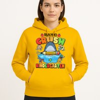 Cute Funny Ready To Crush Kindergarten School Shark Hoodie