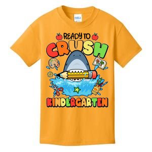 Cute Funny Ready To Crush Kindergarten School Shark Kids T-Shirt