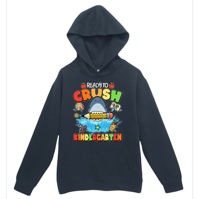 Cute Funny Ready To Crush Kindergarten School Shark Urban Pullover Hoodie