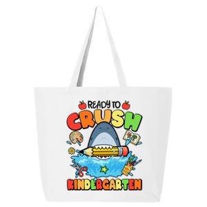 Cute Funny Ready To Crush Kindergarten School Shark 25L Jumbo Tote