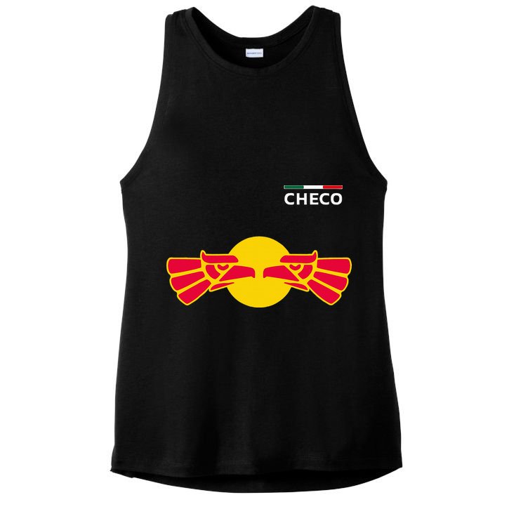Checo Formula Racing Driver Fan Team Funny Hecho En Mexico Ladies PosiCharge Tri-Blend Wicking Tank