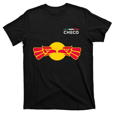 Checo Formula Racing Driver Fan Team Funny Hecho En Mexico T-Shirt