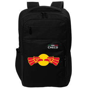 Checo Formula Racing Driver Fan Team Funny Hecho En Mexico Impact Tech Backpack