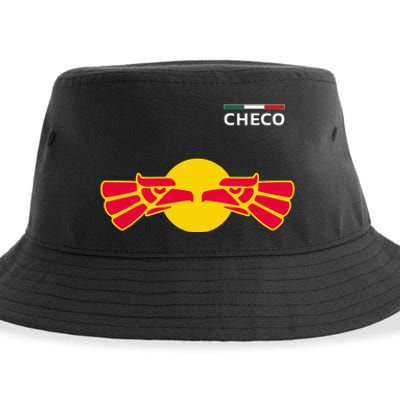 Checo Formula Racing Driver Fan Team Funny Hecho En Mexico Sustainable Bucket Hat