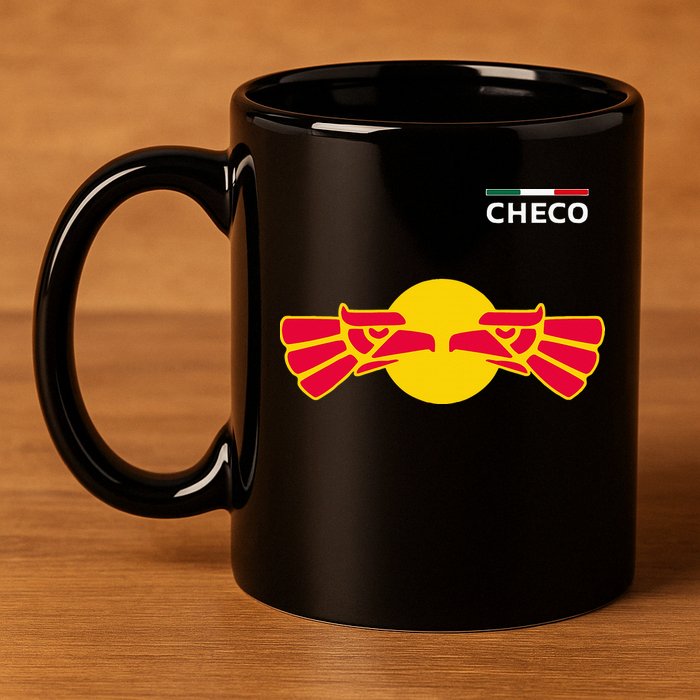 Checo Formula Racing Driver Fan Team Funny Hecho En Mexico 11oz C Handle Ceramic Mug