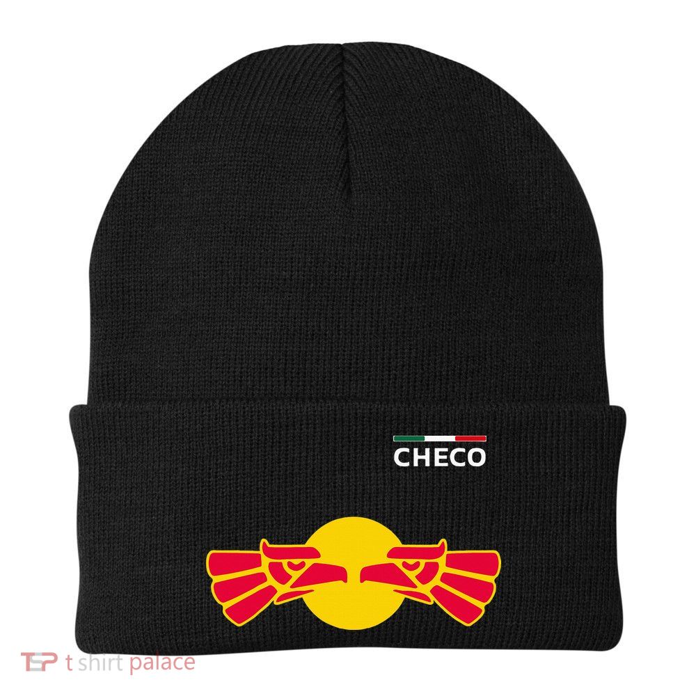 Checo Formula Racing Driver Fan Team Funny Hecho En Mexico Beanie
