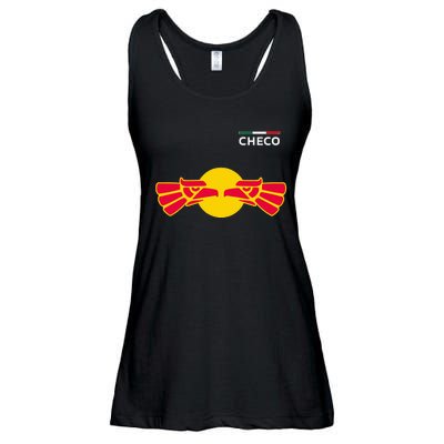 Checo Formula Racing Driver Fan Team Funny Hecho En Mexico Ladies Essential Flowy Tank