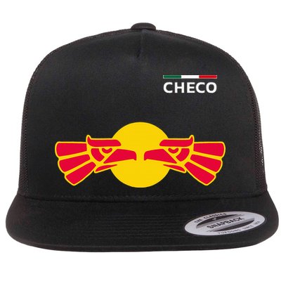 Checo Formula Racing Driver Fan Team Funny Hecho En Mexico Flatbill Hat