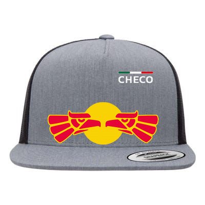 Checo Formula Racing Driver Fan Team Funny Hecho En Mexico Flat Bill Trucker Hat