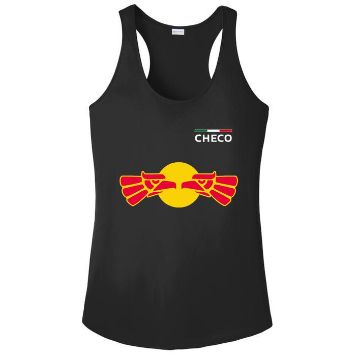 Checo Formula Racing Driver Fan Team Funny Hecho En Mexico Ladies PosiCharge Competitor Racerback Tank