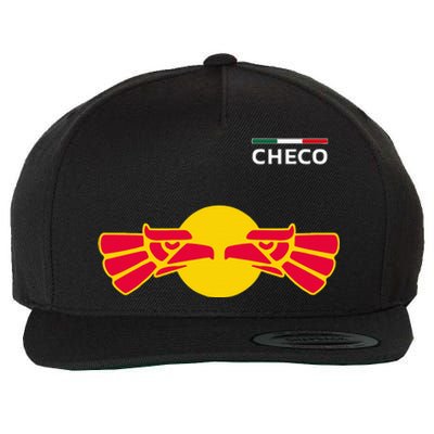 Checo Formula Racing Driver Fan Team Funny Hecho En Mexico Wool Snapback Cap