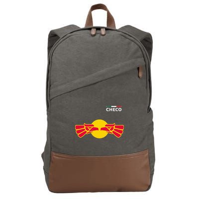 Checo Formula Racing Driver Fan Team Funny Hecho En Mexico Cotton Canvas Backpack