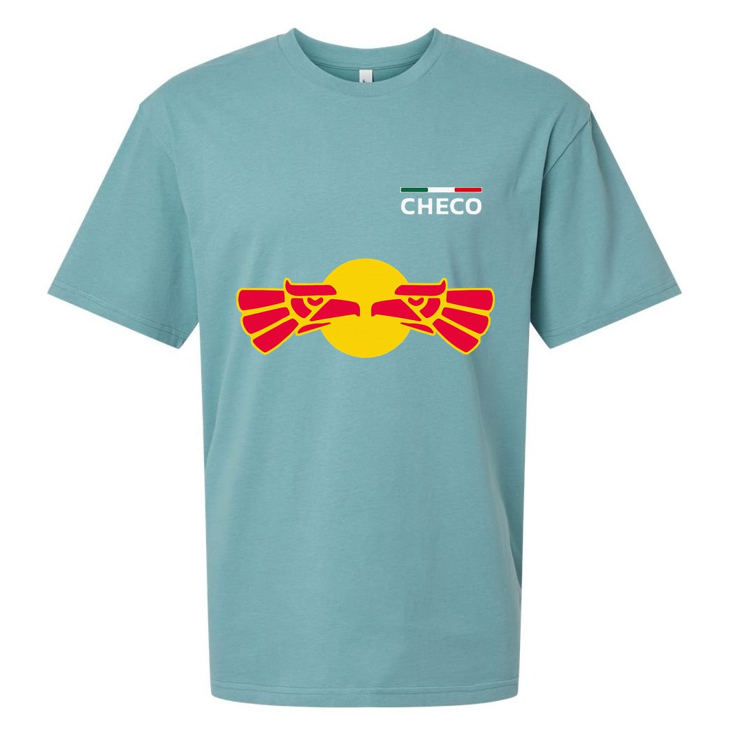 Checo Formula Racing Driver Fan Team Funny Hecho En Mexico Sueded Cloud Jersey T-Shirt