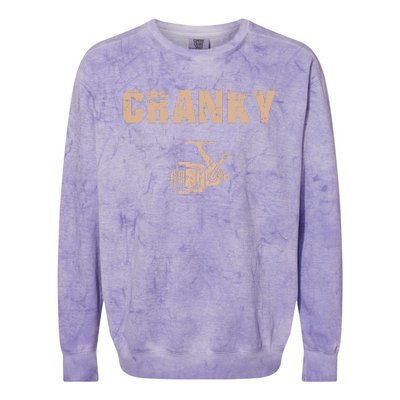 Cranky Fishing Reel Colorblast Crewneck Sweatshirt