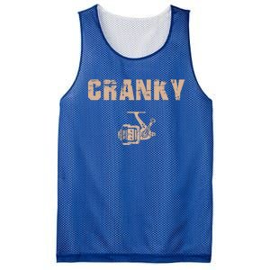 Cranky Fishing Reel Mesh Reversible Basketball Jersey Tank