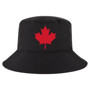 Canadian Flag Red Maple Leaf Canada Day Cool Comfort Performance Bucket Hat