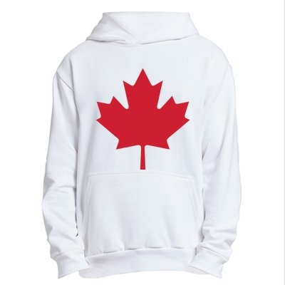 Canadian Flag Red Maple Leaf Canada Day Urban Pullover Hoodie