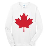 Canadian Flag Red Maple Leaf Canada Day Tall Long Sleeve T-Shirt