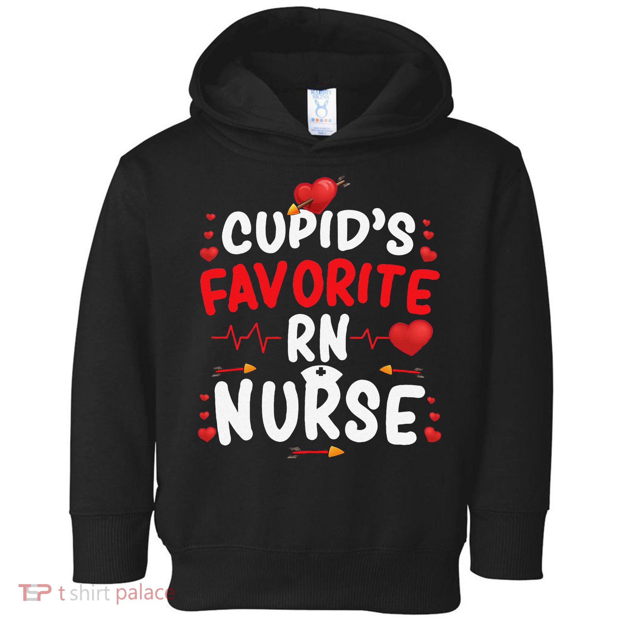 Cupid's Favorite RN Nurse Cute Valentine's Day Nurses Gifts Toddler Hoodie