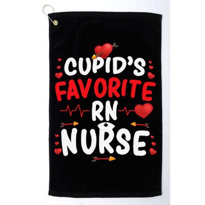 Cupid's Favorite RN Nurse Cute Valentine's Day Nurses Gifts Golf Towel