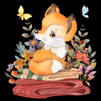Cute Floral Restful Fox Butterfly Impact Tech Backpack