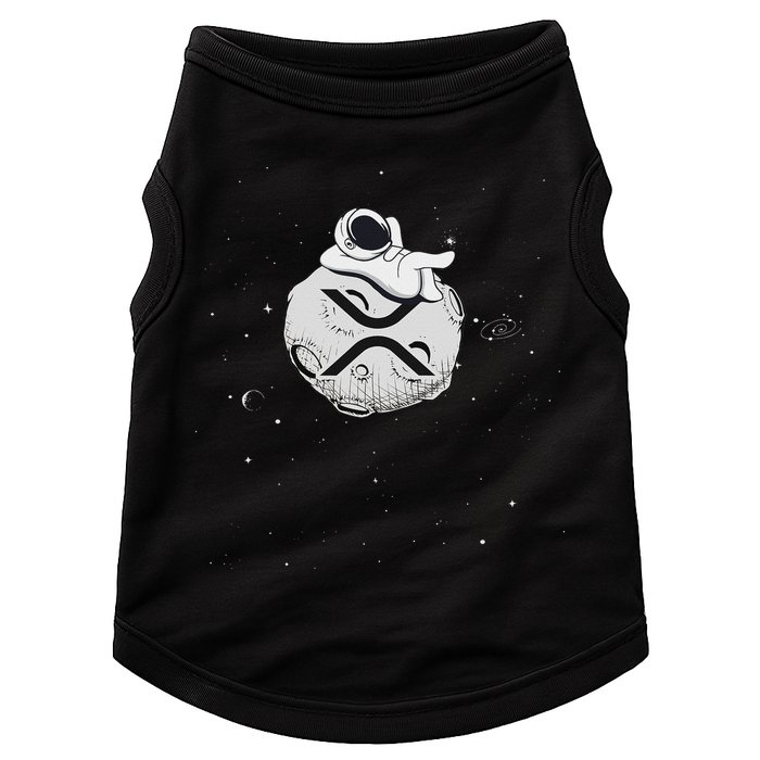 Cryptocurrency Fun Relaxing Space Man On Xrp Crypto Moon Doggie Tank
