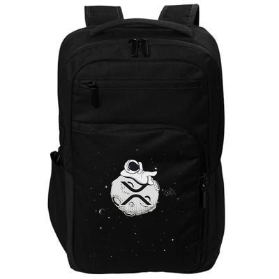 Cryptocurrency Fun Relaxing Space Man On Xrp Crypto Moon Impact Tech Backpack
