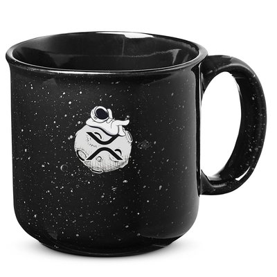 Cryptocurrency Fun Relaxing Space Man On Xrp Crypto Moon 15oz Campfire Ceramic Mug