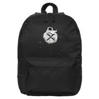 Cryptocurrency Fun Relaxing Space Man On Xrp Crypto Moon 16 in Basic Backpack