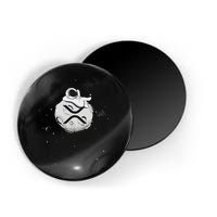 Cryptocurrency Fun Relaxing Space Man On Xrp Crypto Moon Magnet