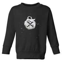 Cryptocurrency Fun Relaxing Space Man On Xrp Crypto Moon Toddler Sweatshirt