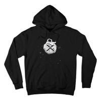 Cryptocurrency Fun Relaxing Space Man On Xrp Crypto Moon Tall Hoodie