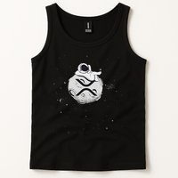 Cryptocurrency Fun Relaxing Space Man On Xrp Crypto Moon Tank Top