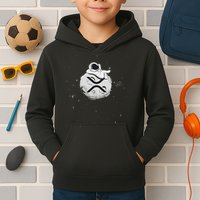 Cryptocurrency Fun Relaxing Space Man On Xrp Crypto Moon Kids Hoodie