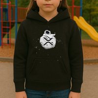 Cryptocurrency Fun Relaxing Space Man On Xrp Crypto Moon Kids Hoodie
