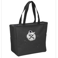 Cryptocurrency Fun Relaxing Space Man On Xrp Crypto Moon Zip Tote Bag
