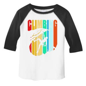 Climber Funny Rock Climbing Gift Toddler Fine Jersey T-Shirt