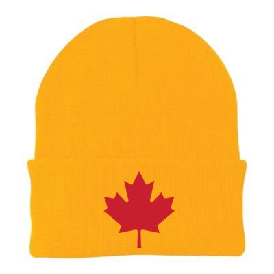 Canadian Flag Red Maple Leaf Canada Day Knit Cap Winter Beanie