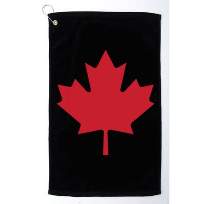 Canadian Flag Red Maple Leaf Canada Day Platinum Collection Golf Towel